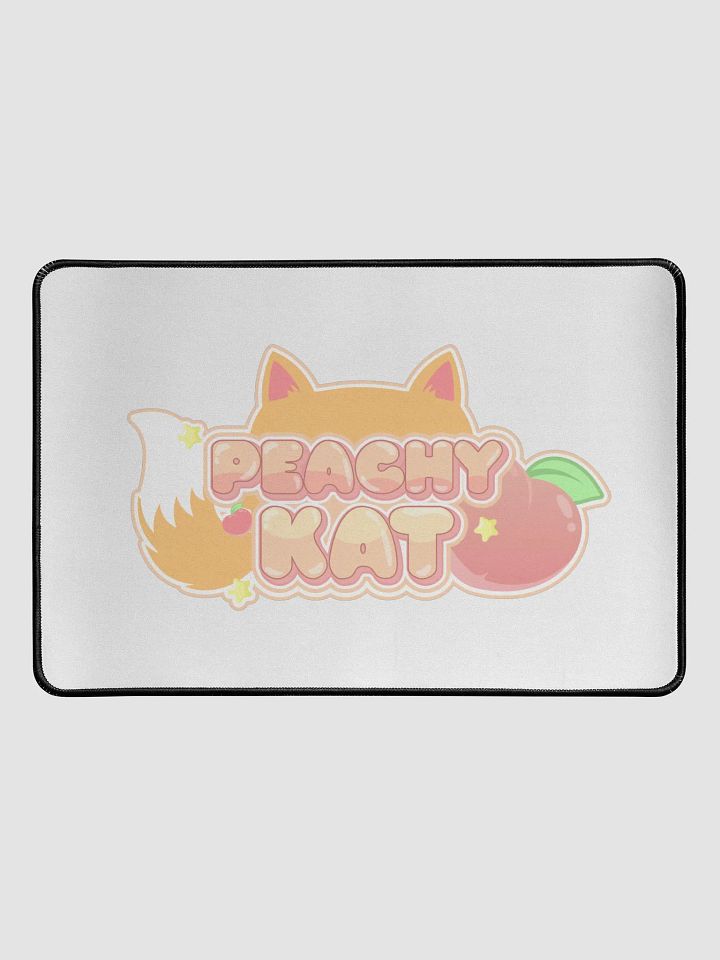 PeachyKat Logo Desk Mat product image (1)