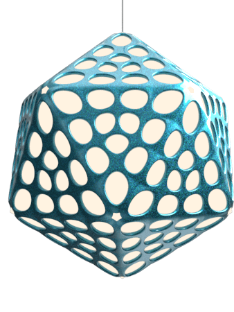 Weaverbird Parametric Lamp Design Grasshopper Rhino Files Download product image (2)