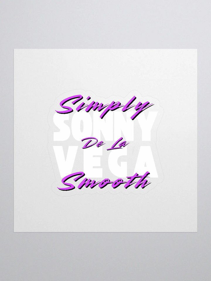Simply Smooth - Purple Sticker product image (1)