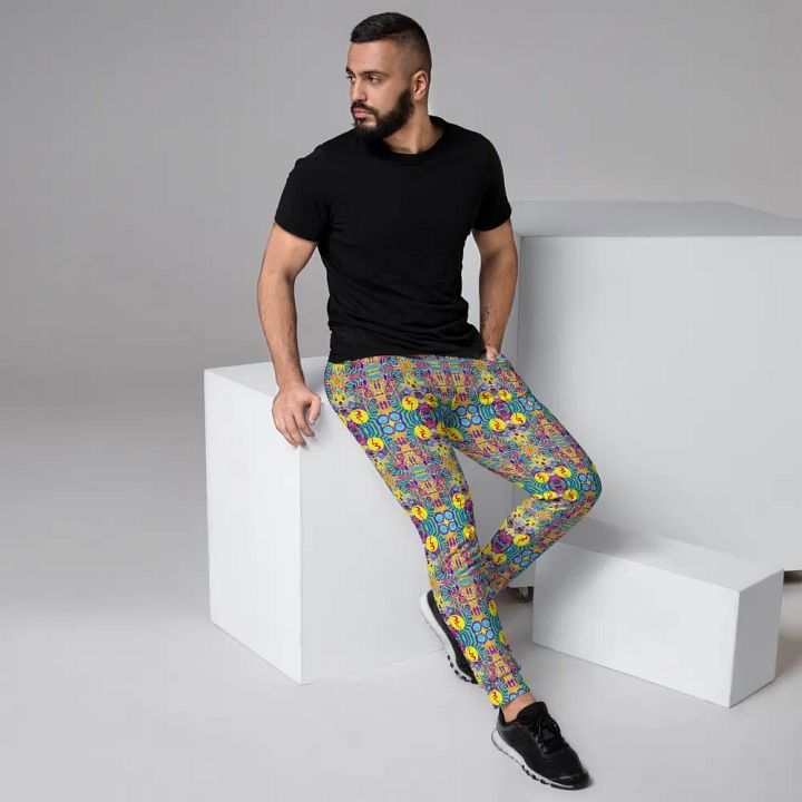Abstract Colourful Doodles Men's Joggers product image (2)