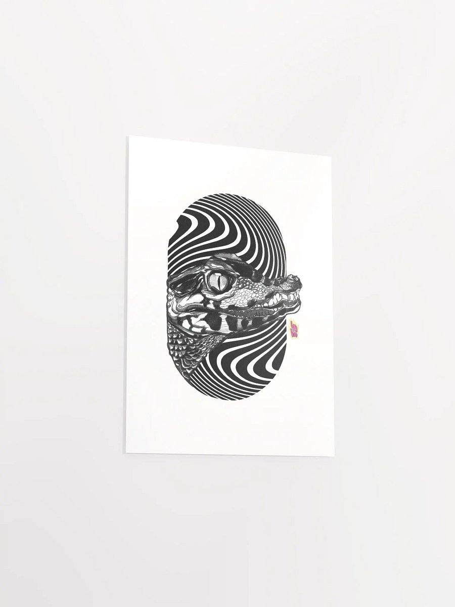 (Canvas) SUMINAGASHI BLACK CROCODILE product image (3)