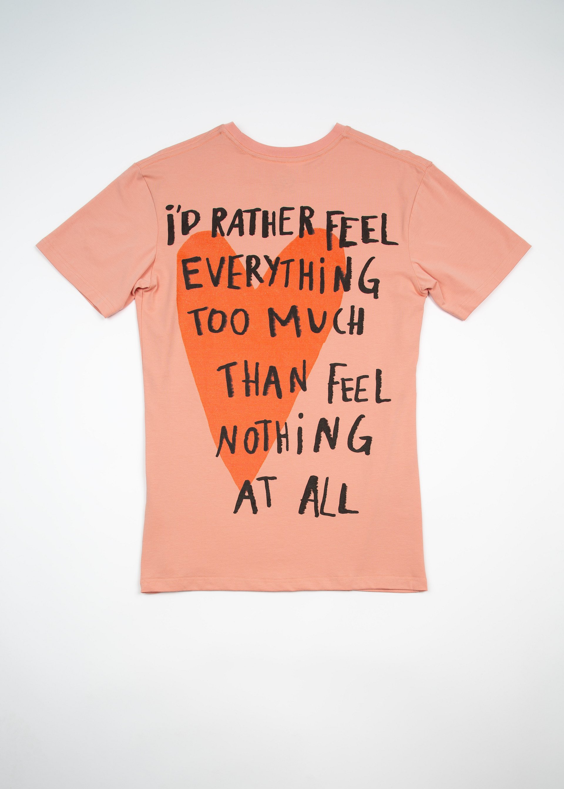 Feel Everything Peach Tee product image (9)