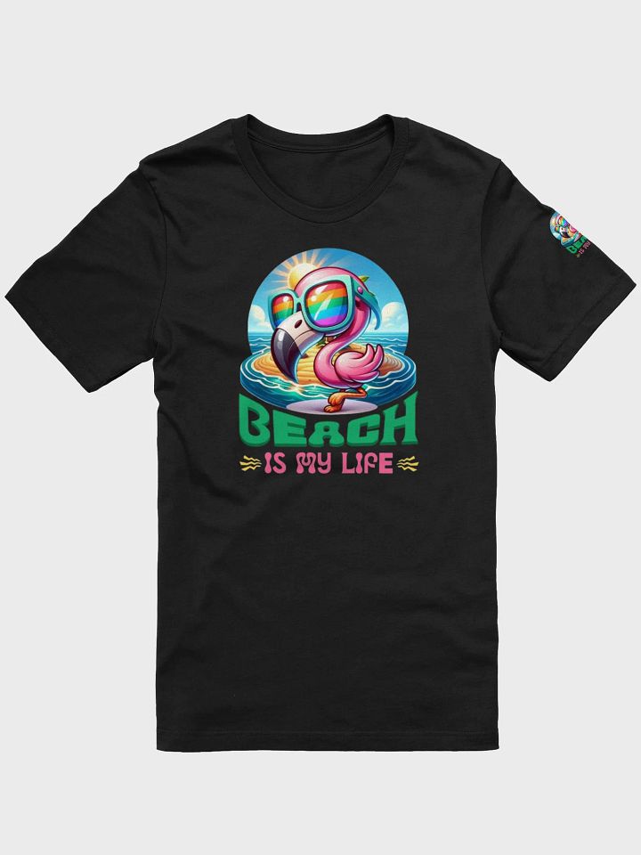 Beach Life Flamingo T-Shirt product image (3)