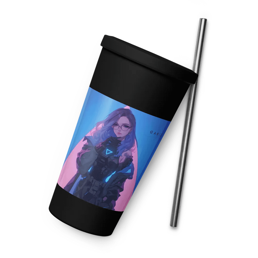 Cyberpunk V.2 Tumbler with a Straw product image (3)