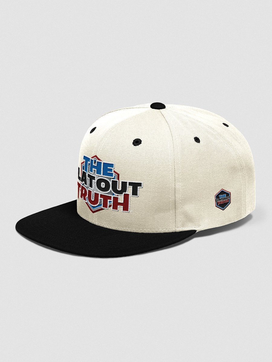 TFOT Bold Red Hex Flat Snapback Hat product image (3)