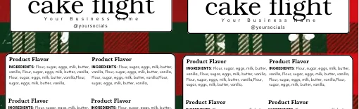 Plaid and Pine Label Template Bundle product image (3)