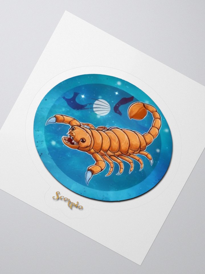 Scorpio Zodiac Sticker - Exclusive Celestial Design | TDS Music product image (6)