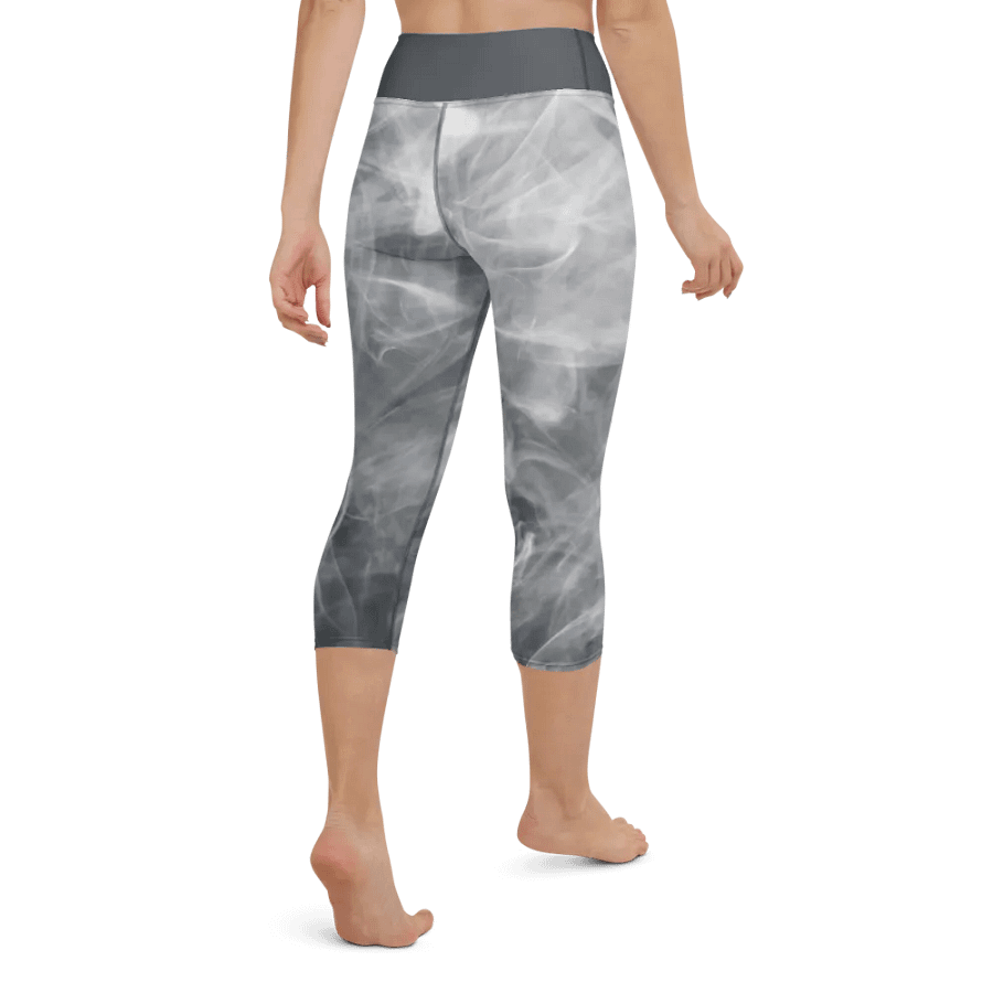 Swirling Mist Yoga Capri Leggings product image (3)