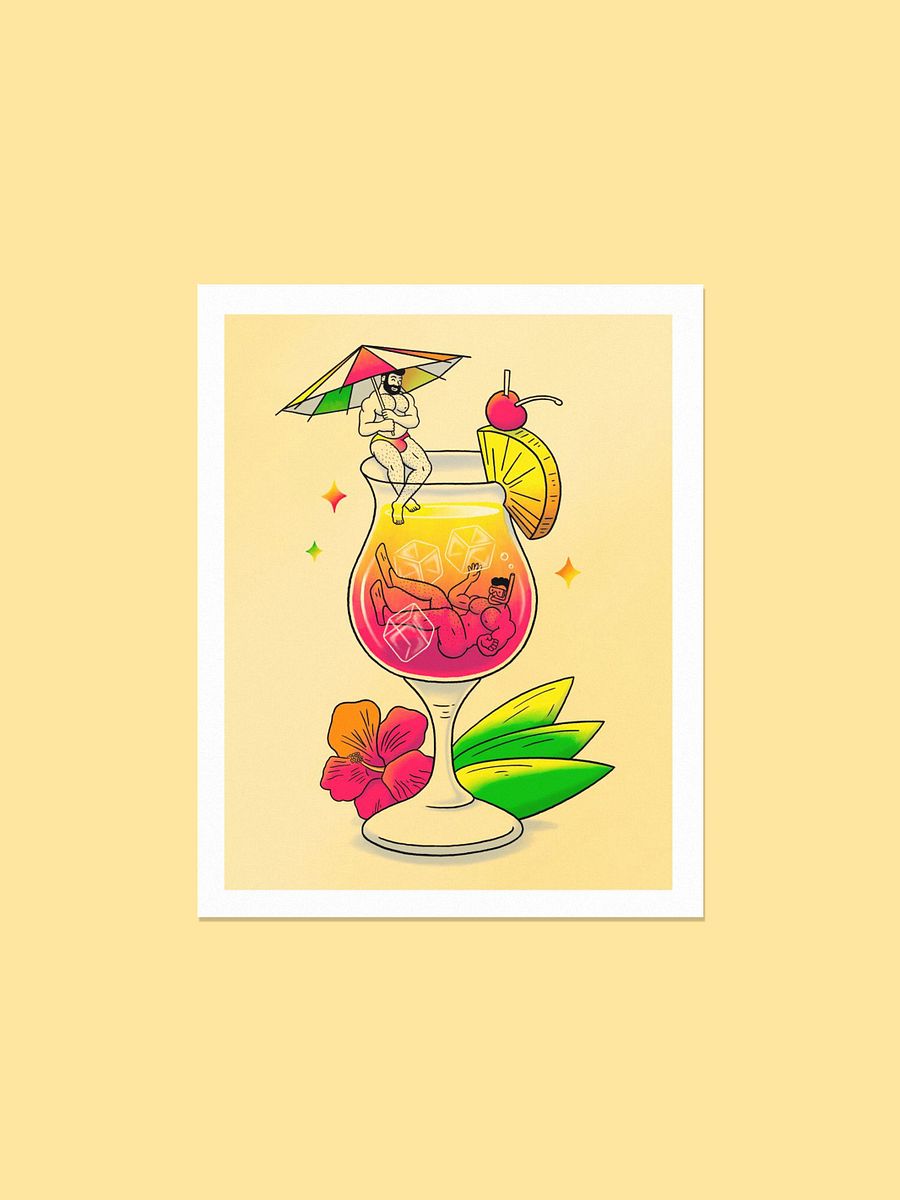 Summer Cocktail 8x10 Print product image (3)
