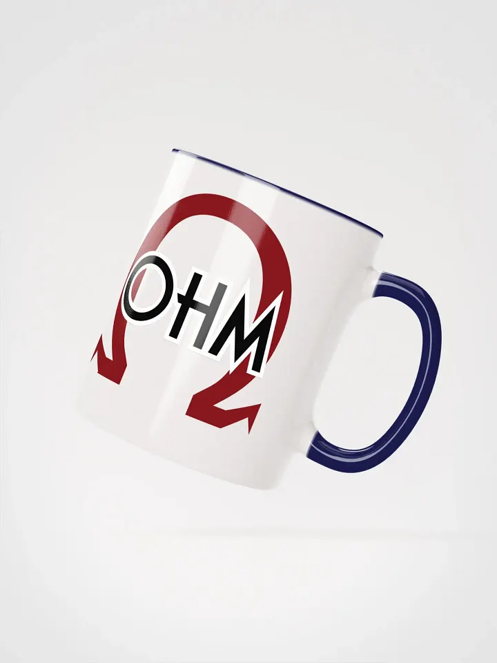 White Mug - with Blue product image (2)