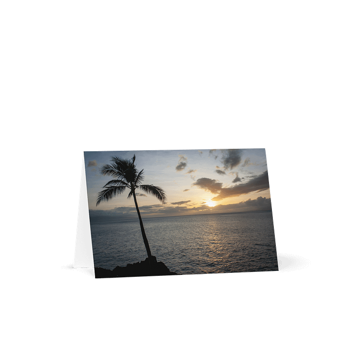 Tropical Sunset Greeting Card product image (1)