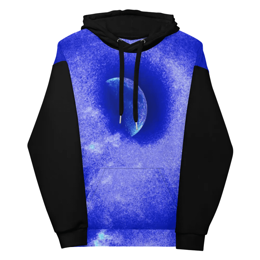 Darkest Disintegrating Moon Unisex Pull Over Hoodie product image (12)