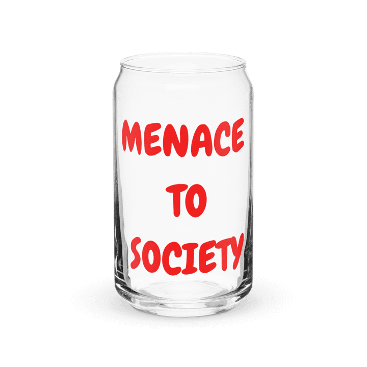 Menace to Society Can-Shaped Glass product image (2)