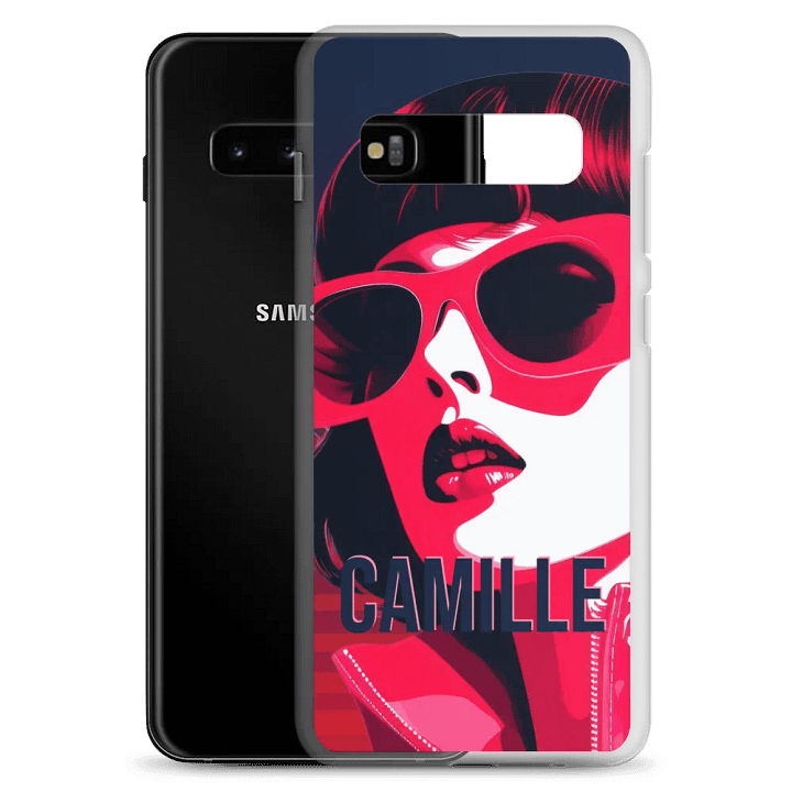 "Camille" Pop Art Chic Samsung® Clear Case product image (8)
