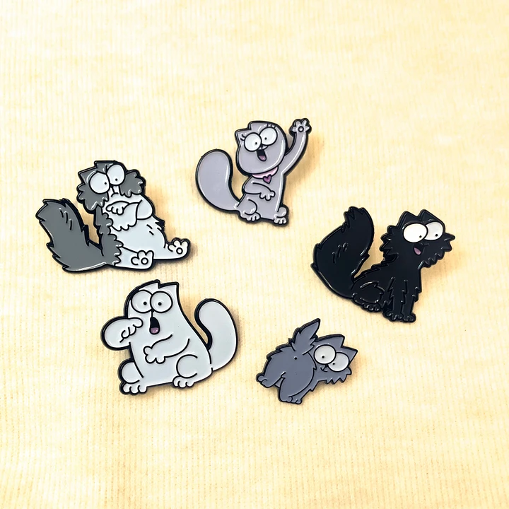 Simon's Cat and Friends Pin Set [Pre-Order] product image (1)