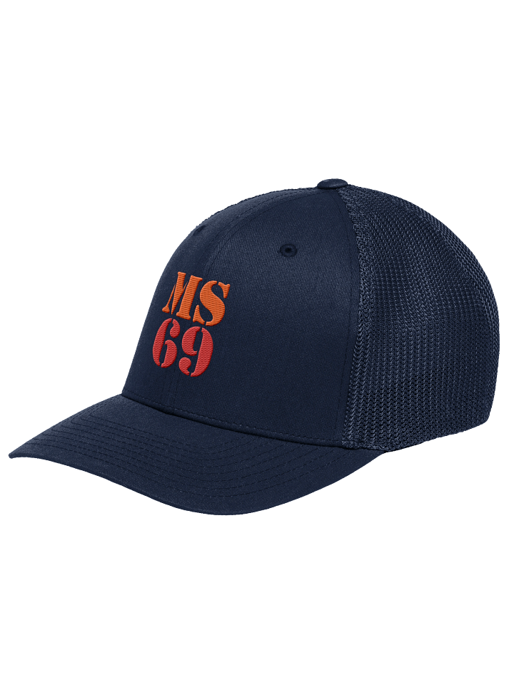 MS69 - Flexfit Trucker Hat Orange/Red product image (2)