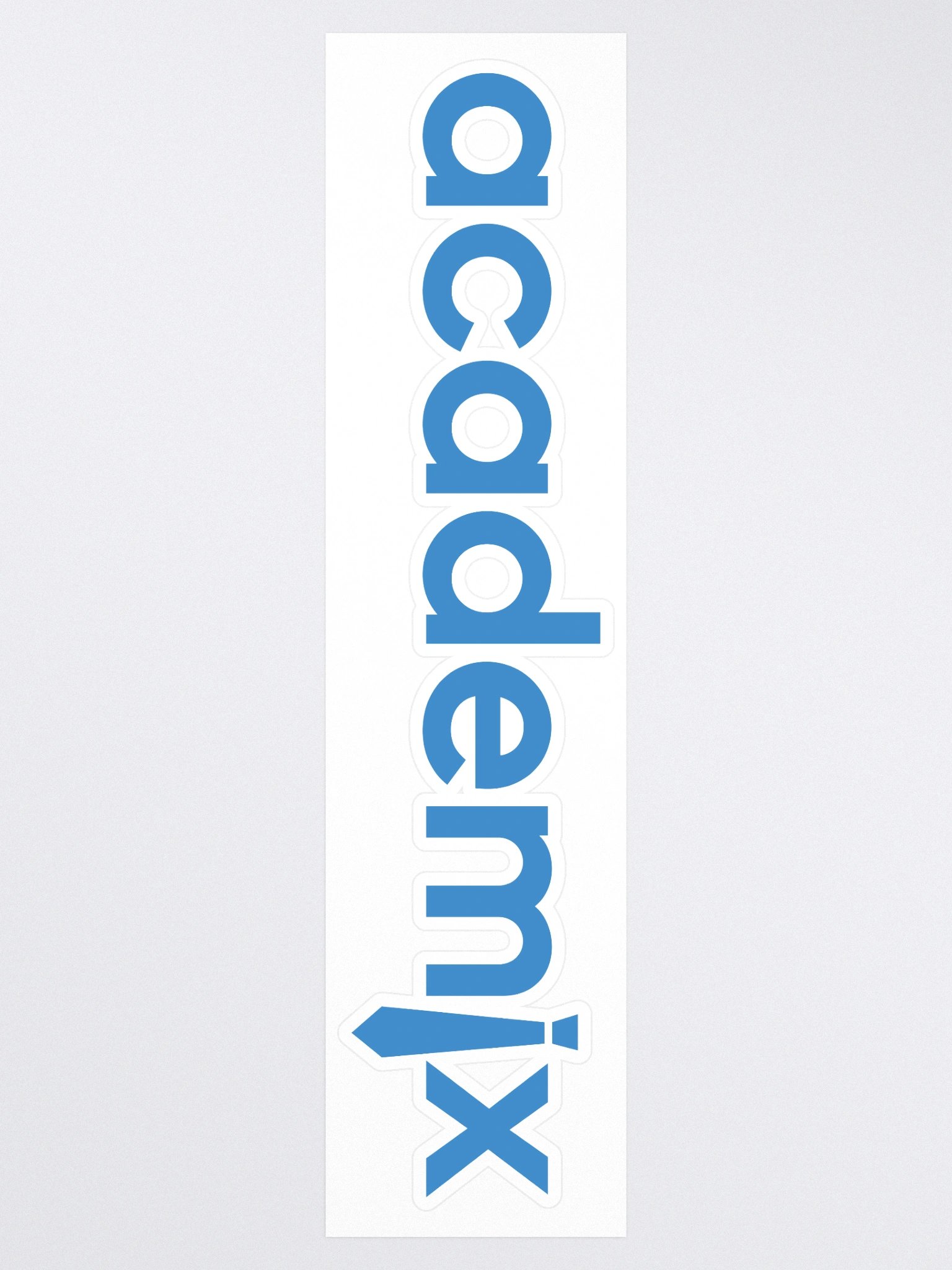 Très grand sticker academix bleu product image (3)
