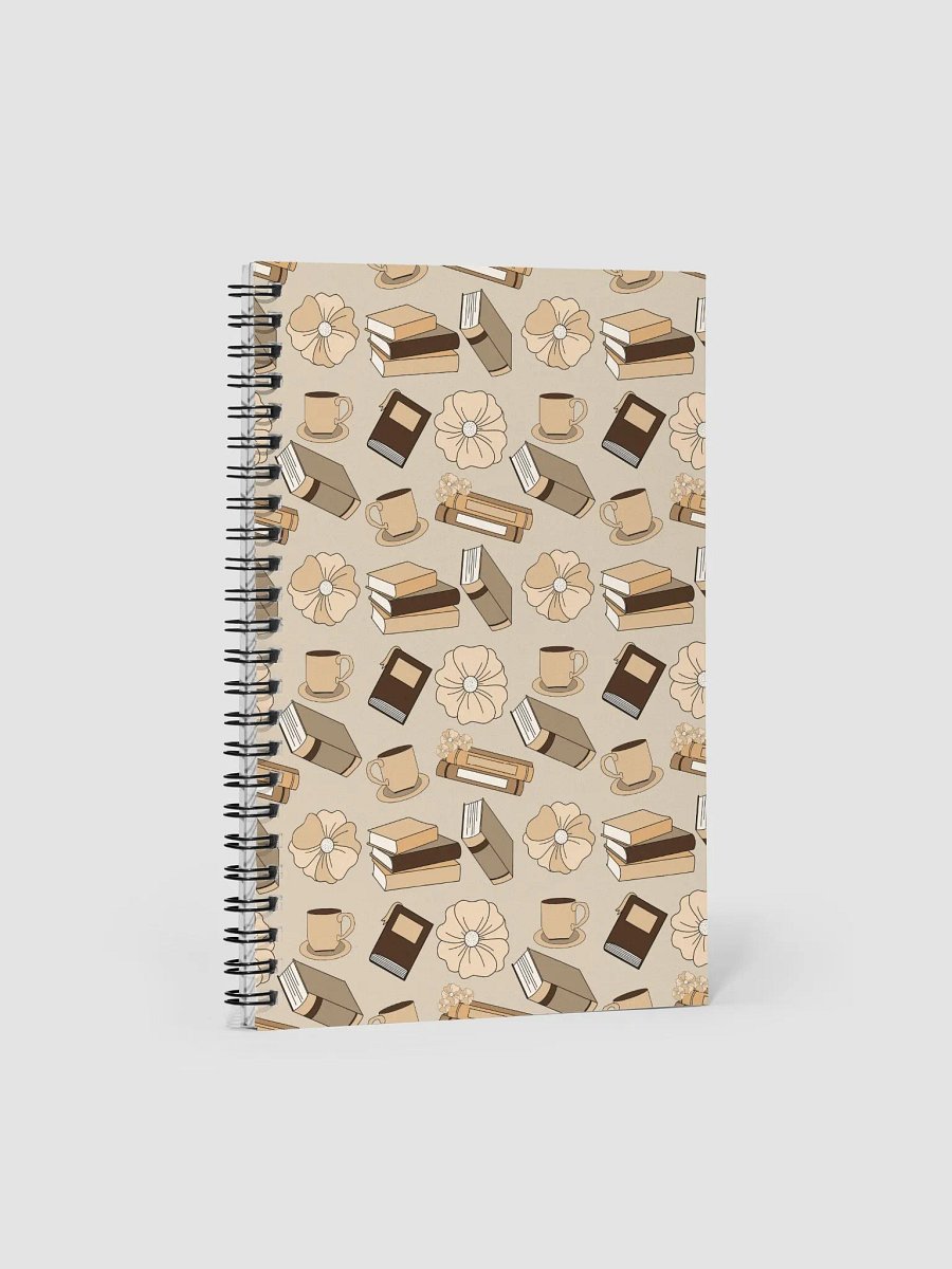 Cozy Bookworm Spiral Notebook product image (4)