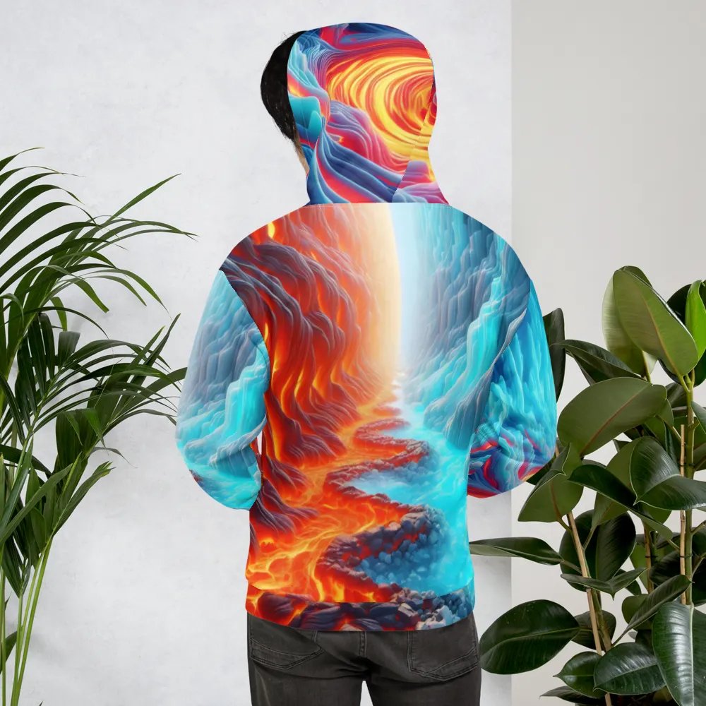 Fire and Ice - Blazing Glacier Cracks #21 product image (10)