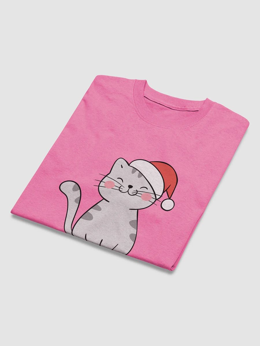 Meow Christmas Santa Cat T-Shirt product image (48)