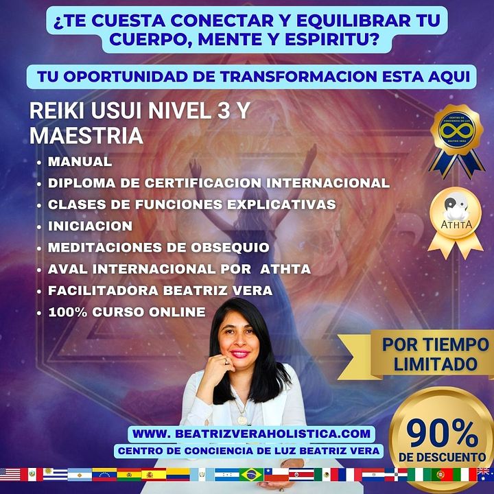 Reiki usui nivel 3 y maestría (clases diferidas digitales) product image (1)