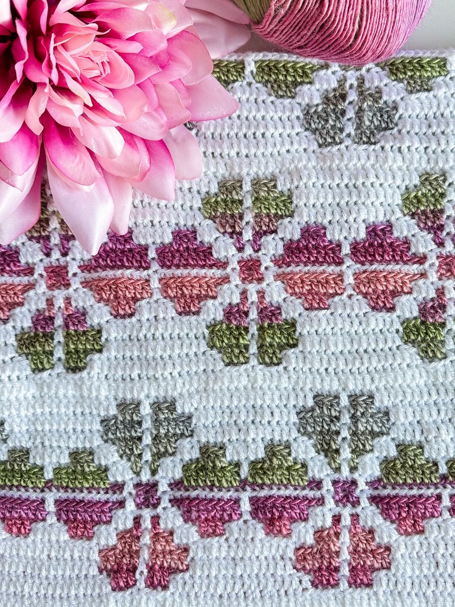 Cosmos Mosaic Blanket Crochet Pattern product image (8)