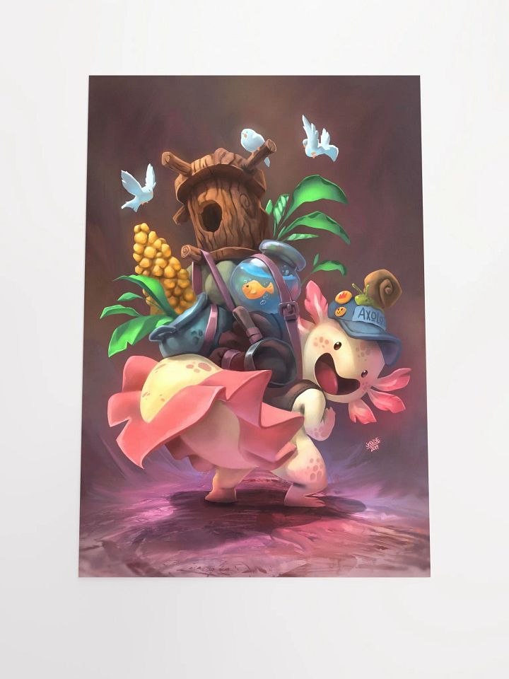 Axolotl Adventurer - Print product image (2)