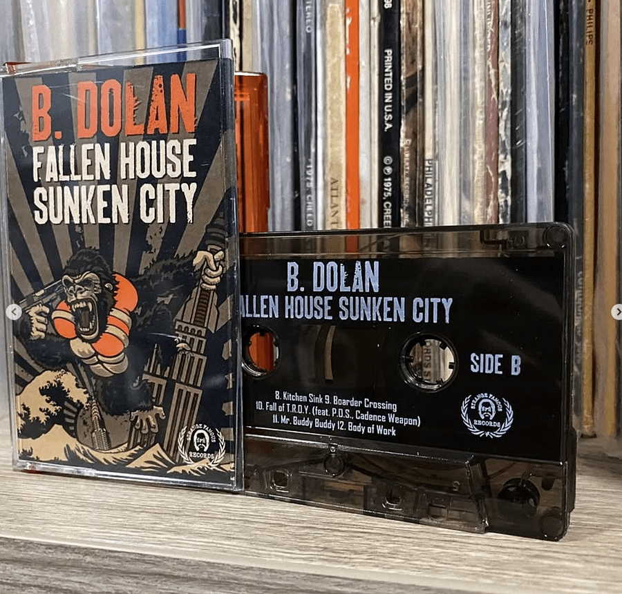 Autographed Cassette - B. Dolan "Fallen House, Sunken City" (2010) product image (4)