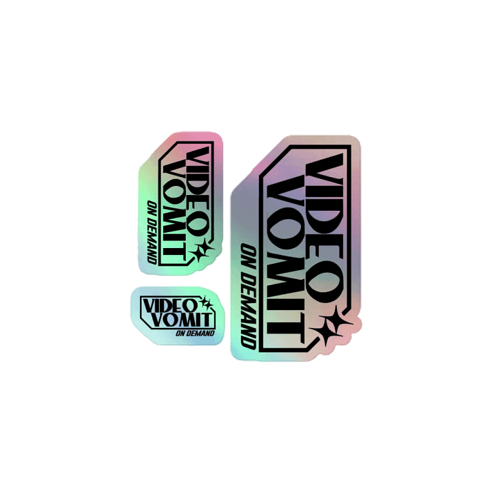 videovomit On-Demand Holo-Stickers product image (1)