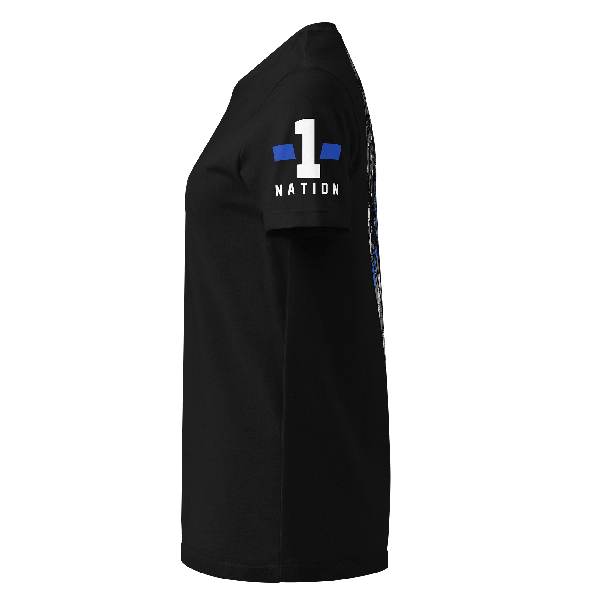 Thin Blue Line Angel Wings Women's Fit product image (2)