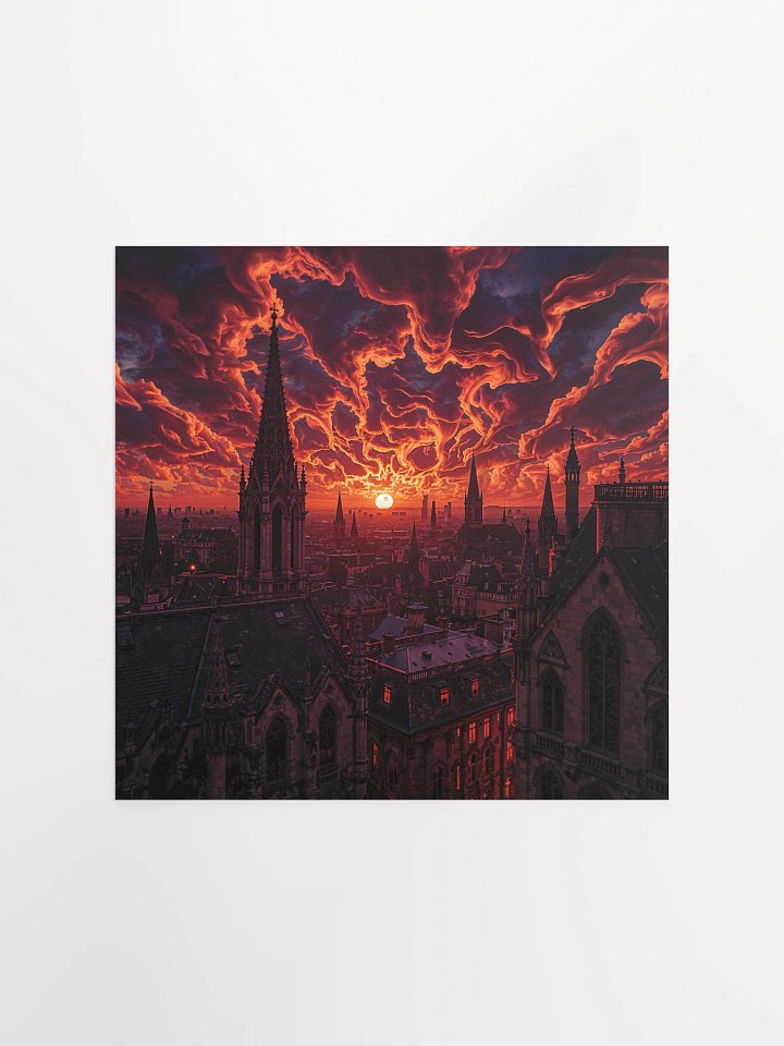 Inferno at Dusk Matte Poster product image (2)