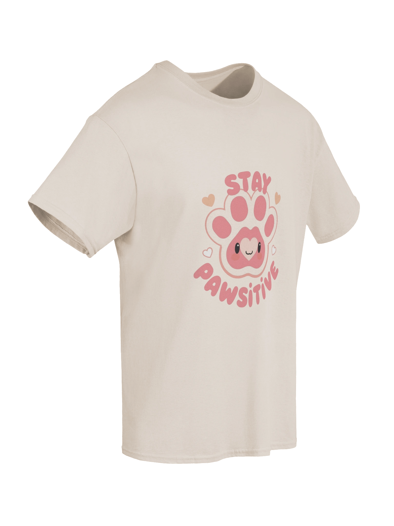 🩷Stay Pawsitive – Cute Kawaii Paw T-Shirt product image (92)