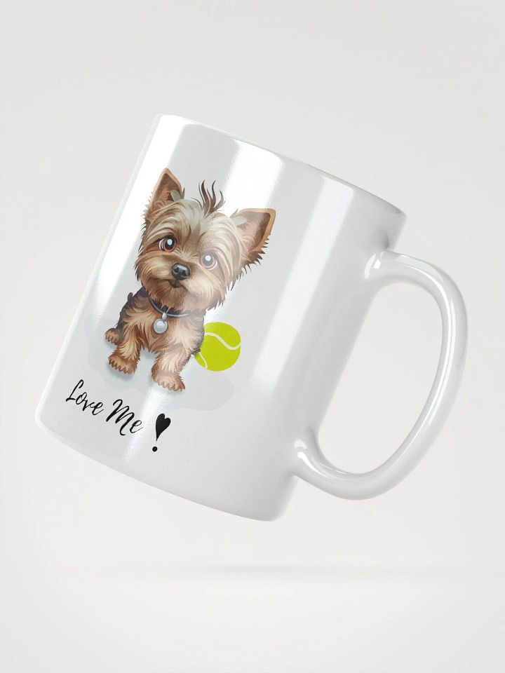 Playful Pooch White Glossy Mug product image (4)
