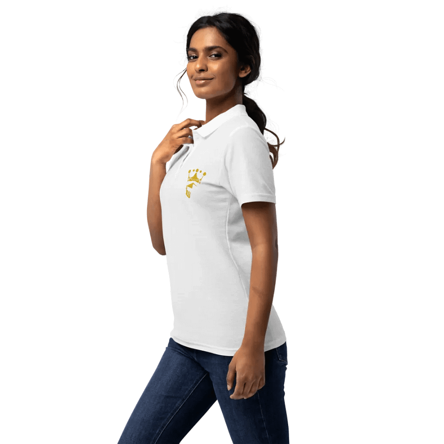 King and crown embroider womens polo product image (53)