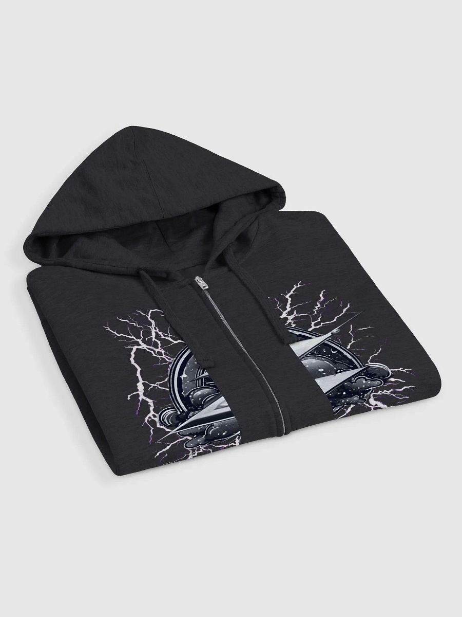 To Be Fair... Z Weather Lightning Logo Fleece Zip Up Hoodie product image (3)