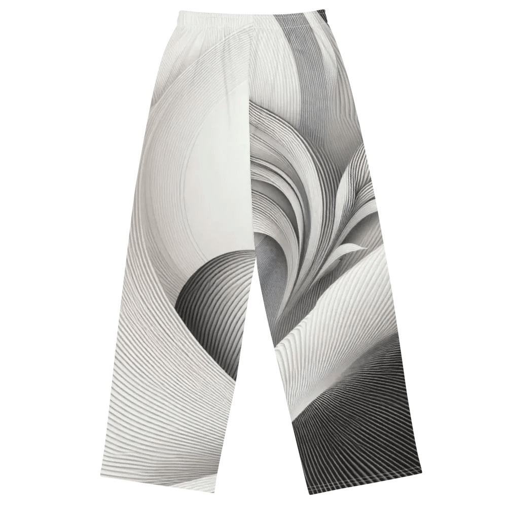 Women's Stream-White Print Pants product image (3)