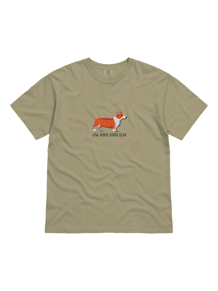 Low Rider Corgi Club T-Shirt(Embroidered) of a Pembroke Welsh Corgi(Red) product image (21)