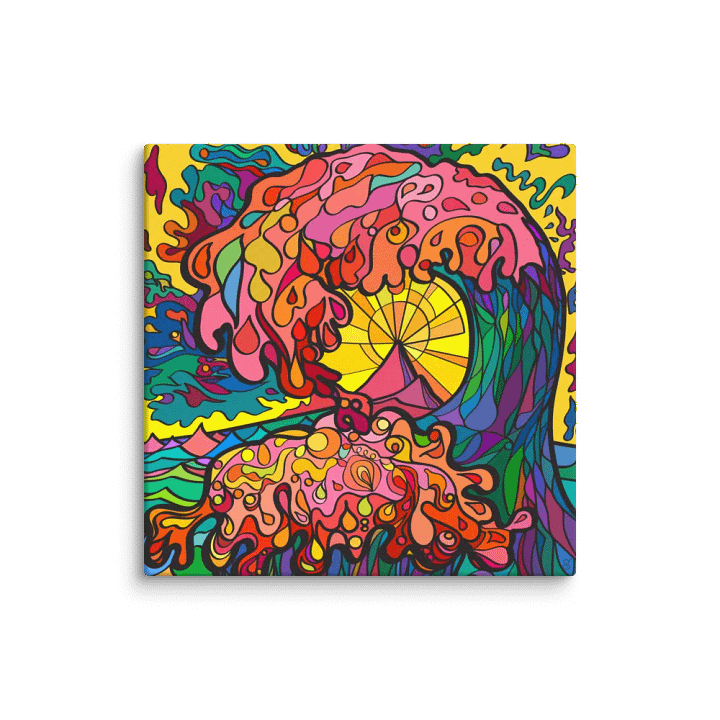 Ocean Wave - Vibrant Expressions Canvas Collection product image (1)