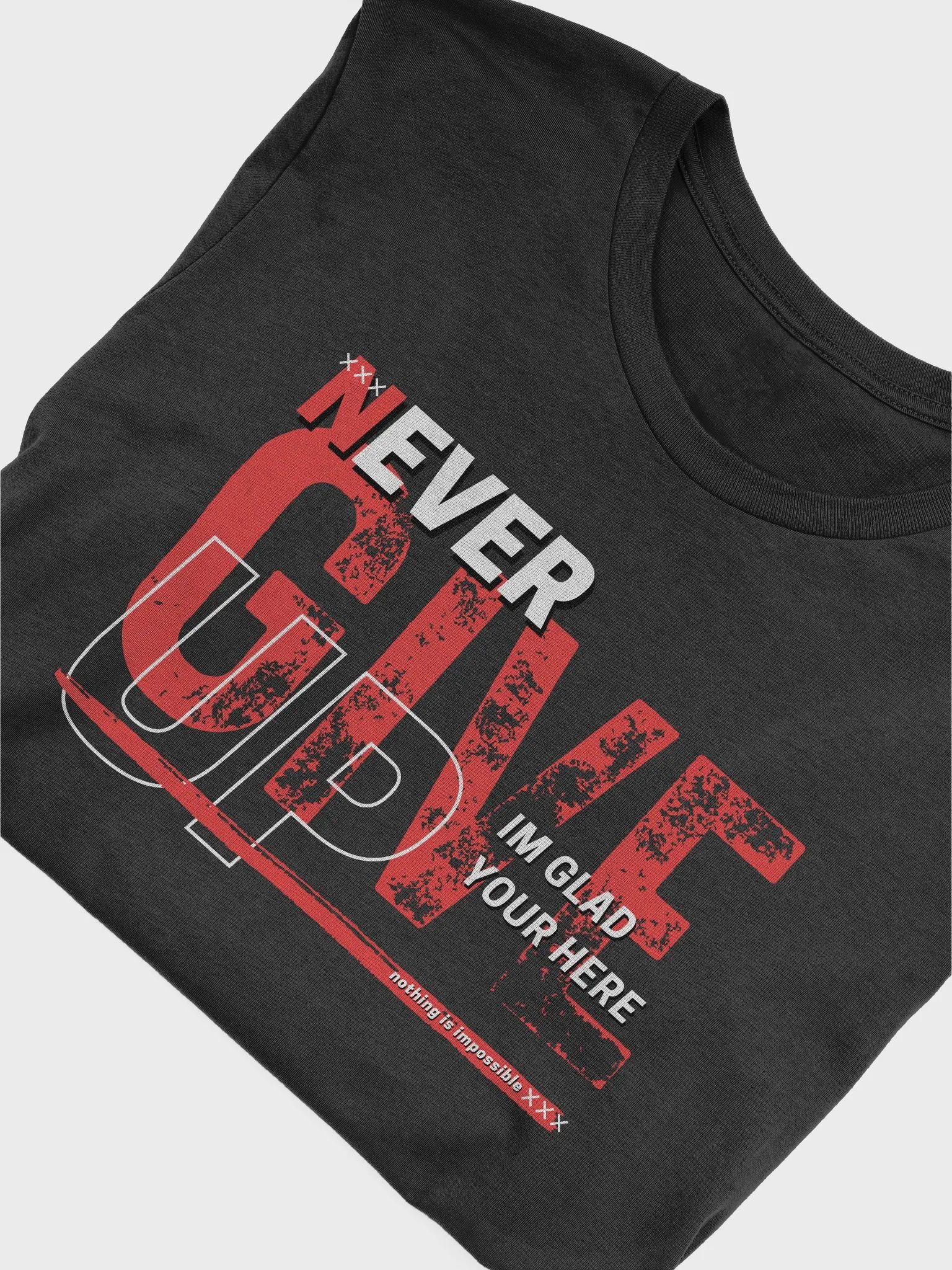 Never Give Up Distressed Tee product image (37)