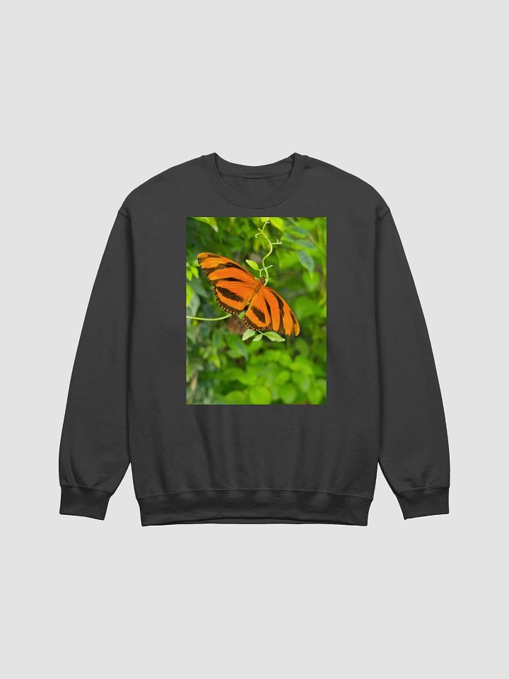Banded Orange Longwing Tropical Butterfly Unisex Crewneck Jumper product image (2)