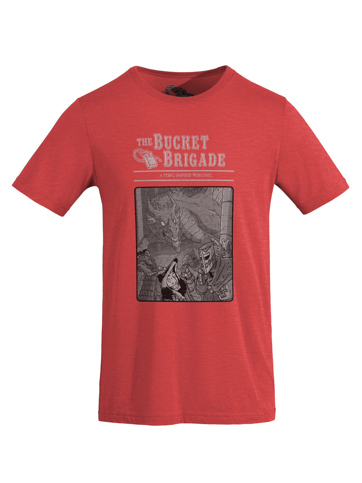Red Box Short-Sleeve Triblend Shirt product image (40)