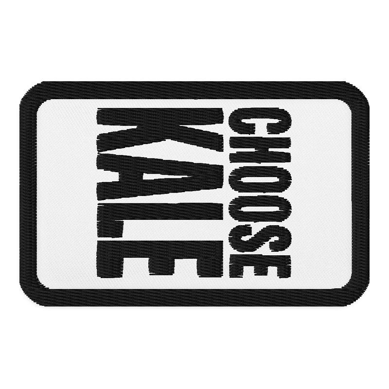 Choose Kale Embroidered Patch