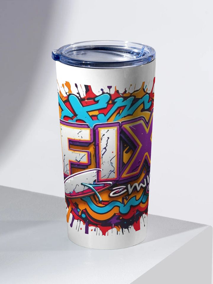 Vibrant Graffiti Stainless Steel Tumbler product image (2)