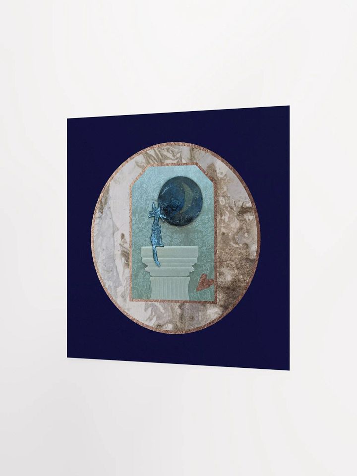 Moon Cat Matte Paper Poster product image (9)