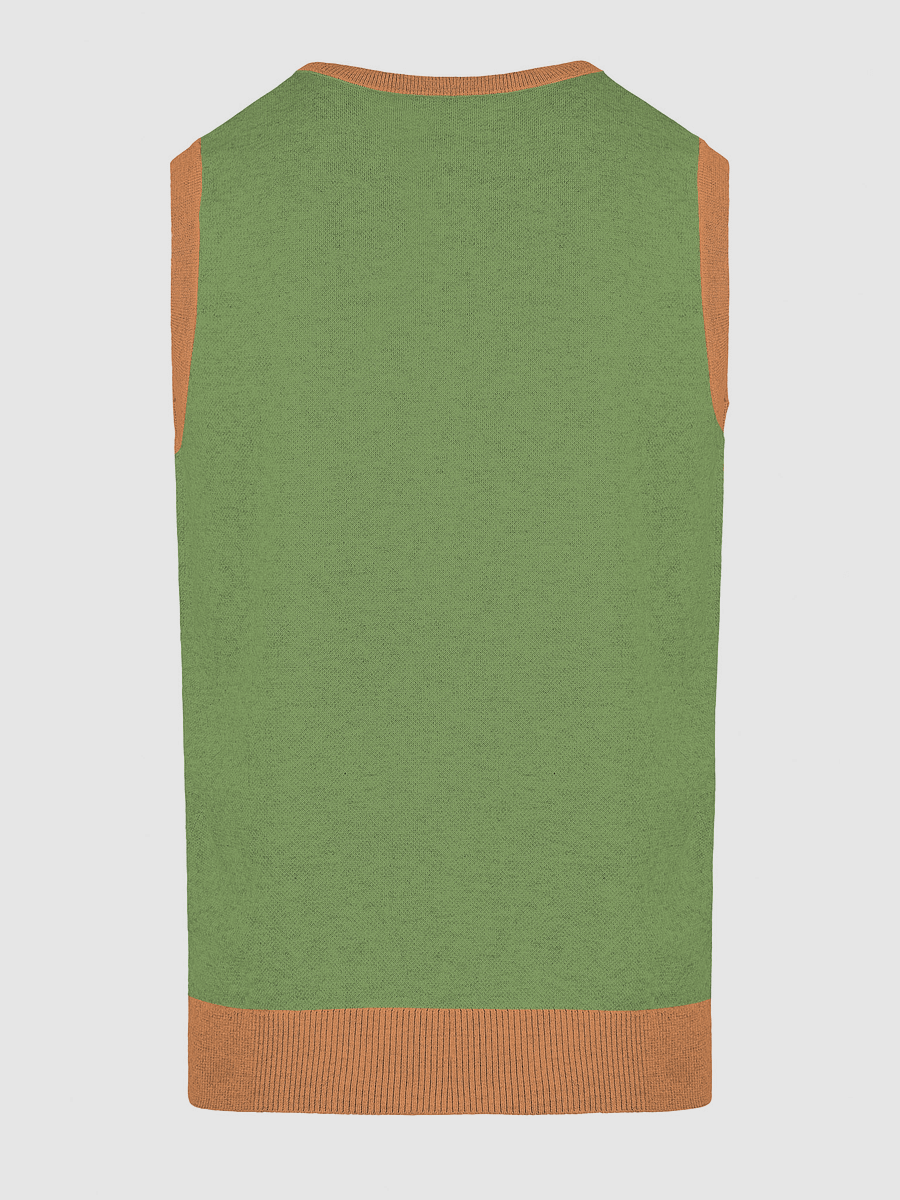 Sunset Vibe Knitted V-Neck Vest product image (19)