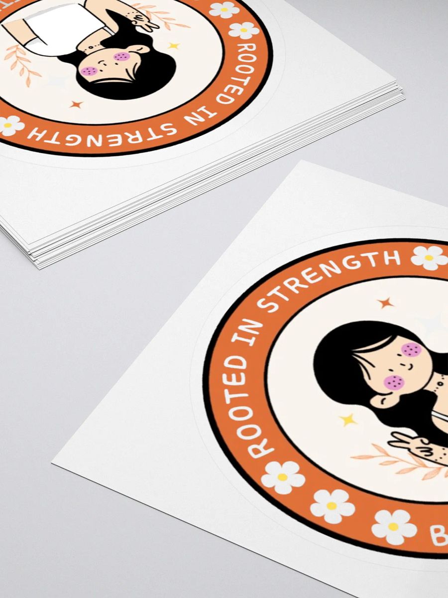 Rooted in Strength Kiss Cut Stickers product image (4)