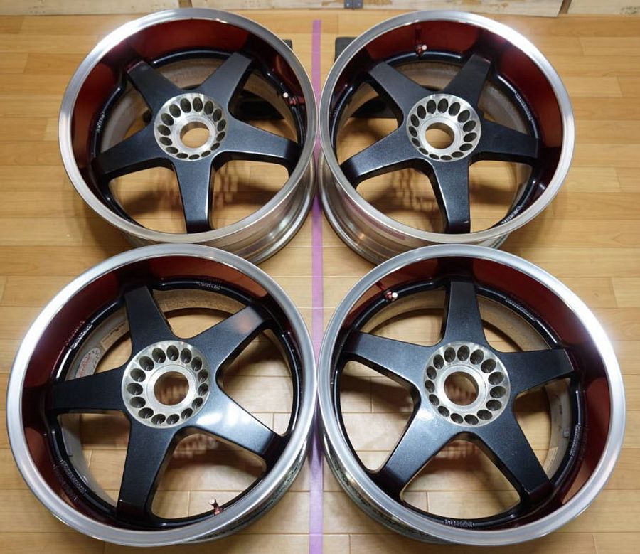 Racing Sparco Black/Red - 18x9.5 +20 (5x114.3) - Used product image (1)