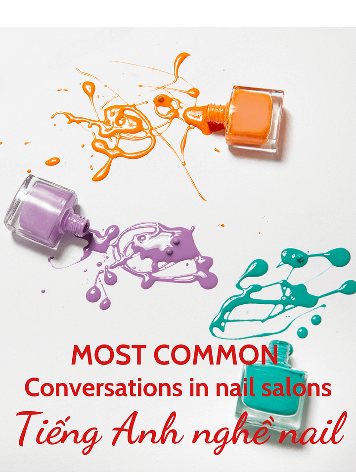 Most common conversations in nail salon (PDF file) product image (1)