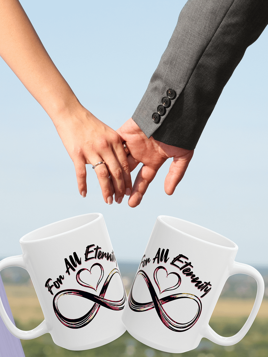 Eternal Love Infinity Mug, Romantic Coffee Gift, Infinity Love Mug, Couple Mug Gift, Valentine’s Day Mug, Gift For Her, Gift For Him, Anniversary Mug Gift product image (3)