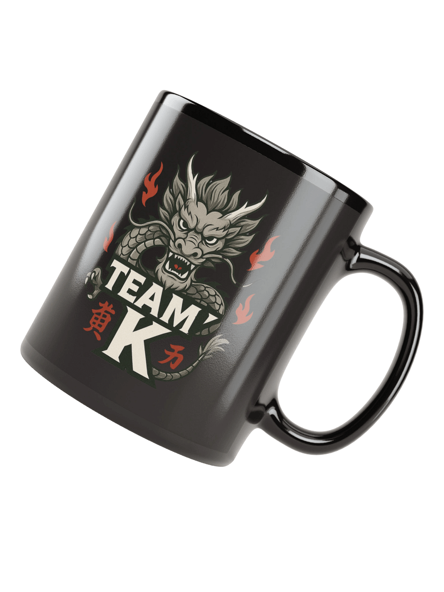 Team K China Black Mug product image (7)